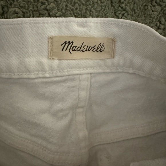 Madewell Women’s 11" High Rise Flare Jeans, White, Sz 25 - Picture 11 of 13